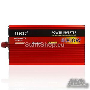 Инвертор 12V 220V 4000w UKC