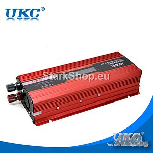 Инвертор UKC 2000W 24V към 220V с дисплей