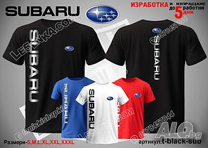 SUBARU тениска t-black-sub