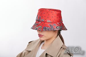 Лятна Дамска Шапка Boho Style Red