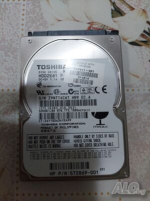 Продавам хард диск Toshiba 500 GB.