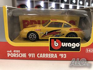 Колекционерски модел метална количка PORSCHE 911 93 CARRERA CUP 1:43 NEW