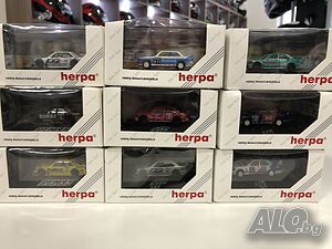 Редки Колекционерски модели колички HERPA MERCEDES/BMW DTM мащаб 1:87