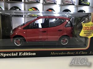 Нова метална колекционерска количка MERCEDES A CLASS 1:18 мащаб