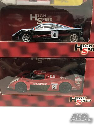 Метална колекционерска количка HIGH SPEED 1:43,TOYOTA LE MANS,McLAREN