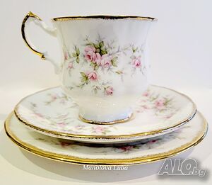 Троен комплект Royal Albert PARAGON Victoriana Rose.