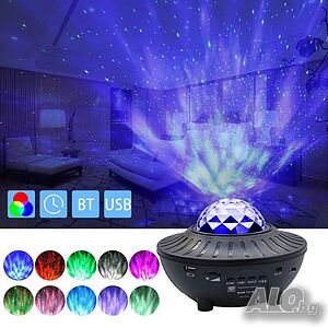 Лампа прожектор с дистанционно Starry Projector Light