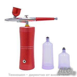 Мини кислороден спрей за кислородна мезотерапия Airbrush Red - TS1245