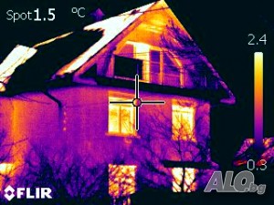 Термографско Обследване на топлоизолации с професионална термокамера FLIR от сертифициран термограф.