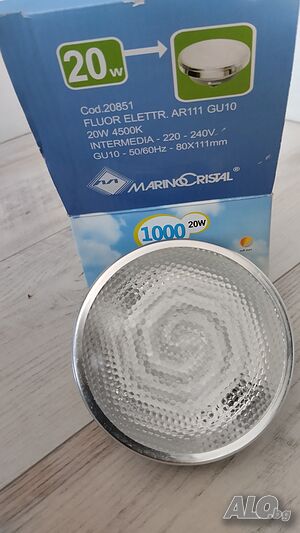 LED димируема крушка AR111 GU10 20W 45000K 80x111 mm