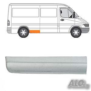 Задна вежда панел калник за Mercedes Sprinter, VW LT 1995 - 2006 год