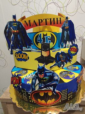 Картонена торта Батман Batman