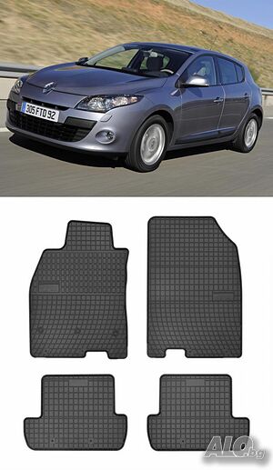 Гумени стелки Frogum съвместими с RENAULT Megane 3 2006