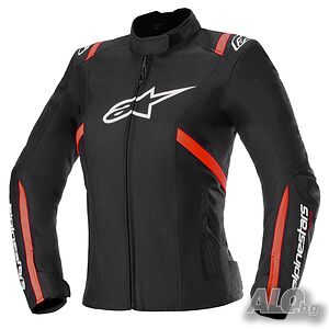 Дамско мото яке ALPINESTARS T-SPS v2 WP BLK/RED, размер L 38-40