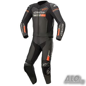 Кожен мото екип ALPINESTARS GP FORCE CHASER V2 2PC Black/Red