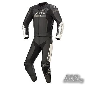 Кожен мото екип ALPINESTARS GP FORCE CHASER V2 2PC Black/White