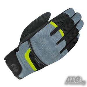 Ръкавици кожа+текстил Oxford Brisbane Air Glove Gray/Fluo, разм. М,NEW