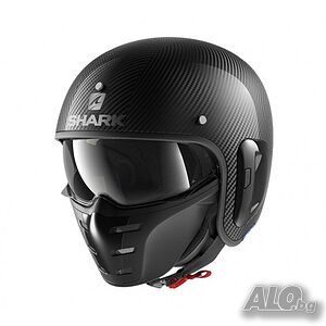 Мото каска SHARK S-DRAK CARBON, размер XS, маска, очила, топ цена!!!