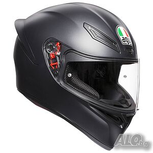 Топ Цена Мото Каска AGV K1 S E2206 - BLACK MATT М,XL,XXL NEW