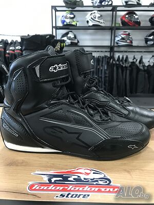 Мото боти ALPINESTARS FASTER-3 BLACK, номер 40, като нови, протектори