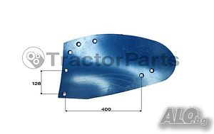 Отметателна дъска (лява) - плуг Rabe 27081302