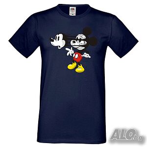 Мъжка тениска Mickey Mask Подарък, Изненада, Рожден ден