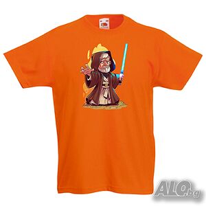 Детска Тениска Star Wars Obi Wan, Игра, Изненада, Подарък, Празник, Повод