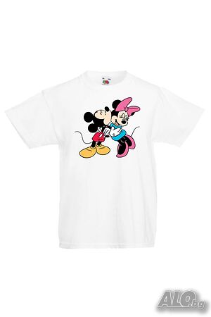 Детска Тениска Mickey & Minnie 1, Игра, Изненада, Подарък, Празник, Повод