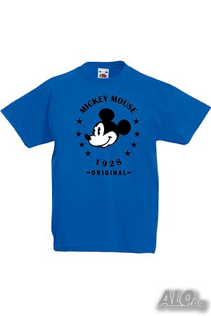 Детска Тениска Mickey Mouse Original 1928, Игра, Изненада, Подарък, Празник, Повод