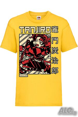 Детска Тениска Demon Slayer Tanjiro Kamado 02, Анимация, игра, Празник, Повод