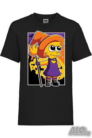 Детска Тениска The Simpsons Lisa Simpson 02,Halloween, Хелоуин, Празник, Забавление, Изненада,