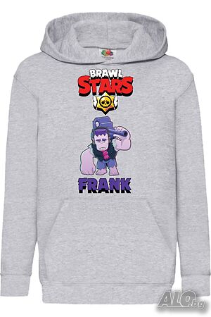 Детски Суитчър/Суитшърт Frank,Brawl Stars, Игра, Подарък, Изненада, Забавление, Рожден Ден