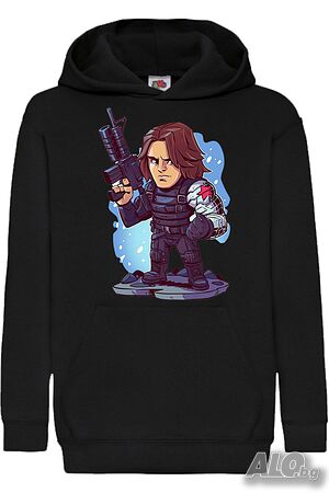 Детски Суитчър/Суитшърт Marvel Winter Soldier, Игра, Подарък, Изненада, Забавление, Рожден Ден