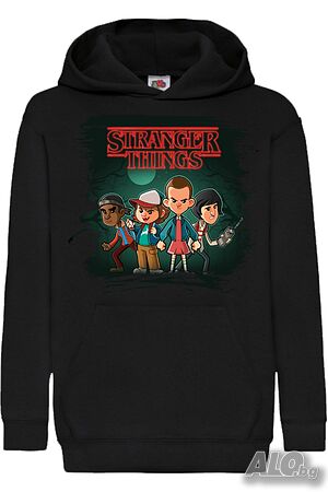 Детски Суитчър/Суитшърт Stranger Things 01, Игра, Подарък, Изненада, Забавление, Рожден Ден