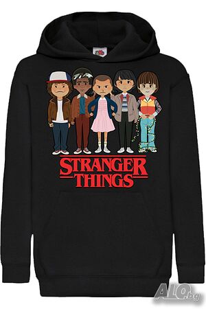 Детски Суитчър/Суитшърт Stranger Things 03, Игра, Подарък, Изненада, Забавление, Рожден Ден