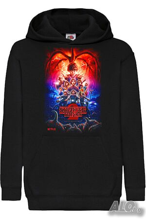 Детски Суитчър/Суитшърт Stranger things 005, Игра, Подарък, Изненада, Забавление, Рожден Ден