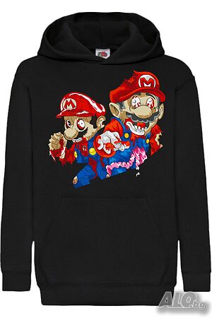 Детски Суитчър/Суитшърт Mario Zombie 2,Super Mario, Игра, Подарък, Изненада, Забавление, Рожден Ден