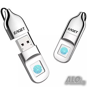 EAGET флаш памет с пръстов отпечатък USB 2.0 64GB