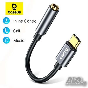 Аудио адаптер Baseus L54, USB-C + мини жак 3.5mm