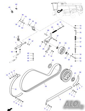 Шайба наклонена камера 72641335 Massey Ferguson LA323307150