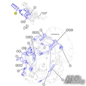 3109355 Джойстик за у-е на трансмисията 310-9355 За Caterpillar багер товарач 420F 432F 434 442E