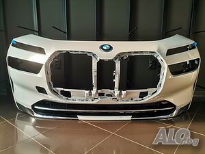 Предна Броня BMW 7 i7 G70 Basis БМВ 7 и7 Г70 Базов Хром Комплект - А45