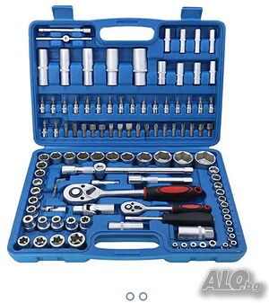 Гедоре ZHONGXIN TOOLS в куфар 108 части 1/4” - 1/2”