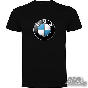 Нова мъжка тениска с логото на БМВ (BMW)