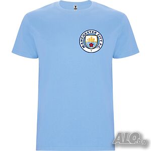 Нова мъжка тениска на футболния отбор Манчестър Сити (Manchester City)