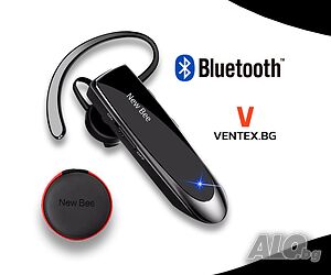 Безжична Bluetooth 5.0 Handsfree блутут слушалка за телефон 24 часа