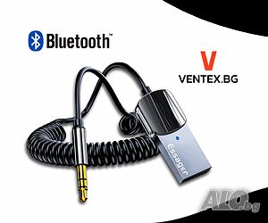 Безжичен Bluetooth 5.0 аудио адаптер за автомобил блутут AUX HiFi