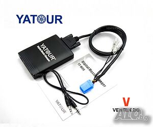 YATOUR дигитален чейнджър за Volkswagen от 1998 до 2005 година с USB и AUX