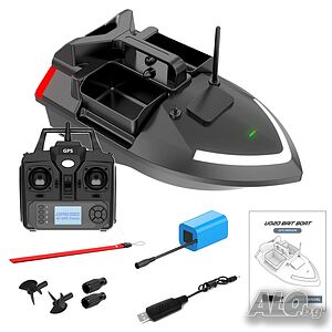 Лодка за захранка с GPS Flytec V020 - 12000 mAh, 3 контейнера за стръв | Риболов | Стара Загора