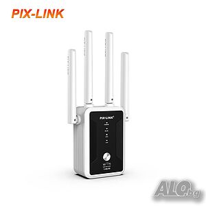 PIX-LINK AC32 двулентов безжичен ретранслатор AC1200Mbps 2.4G 5GHz Wifi рутер Extender AP